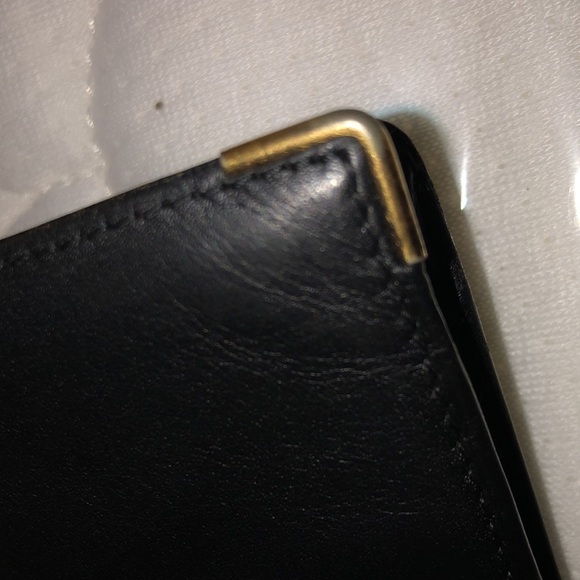 Dunhill Men's Bifold Long Bill Wallet Black Leather - Picture 9 of 12